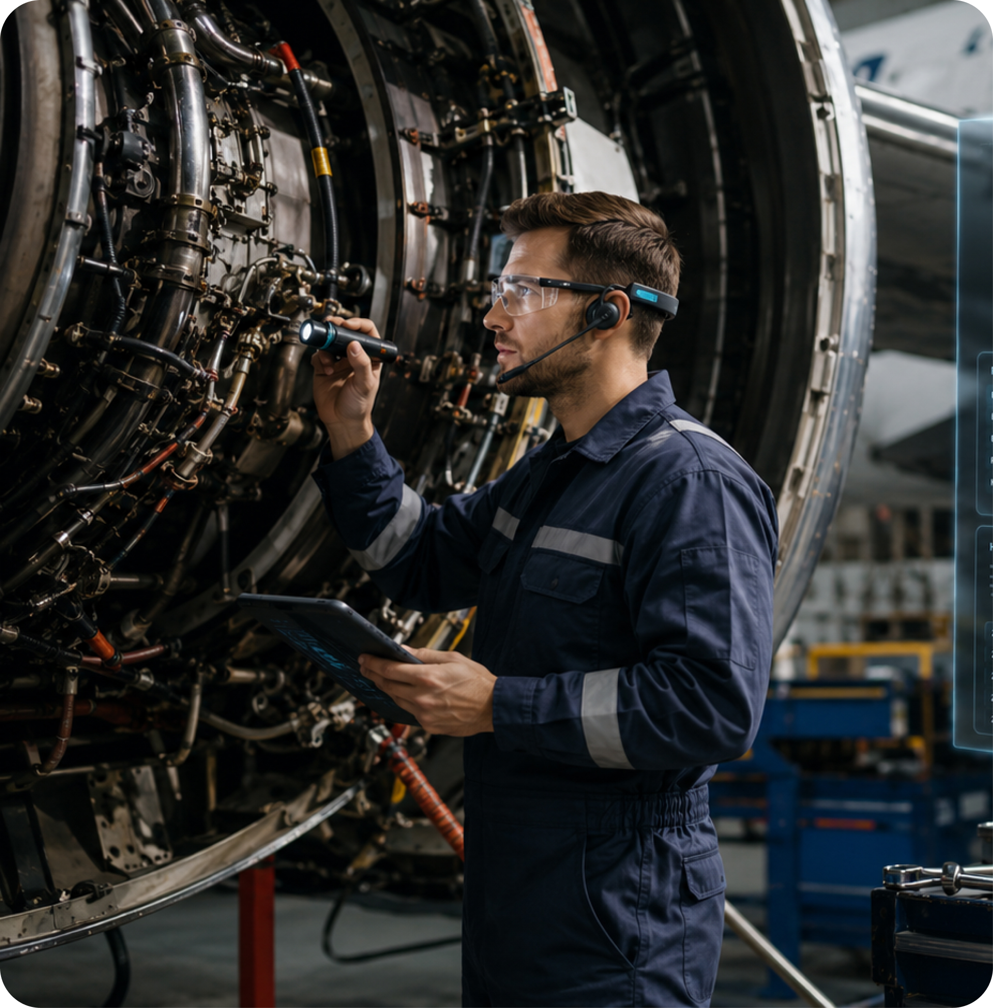 Aviation Engineer at Work