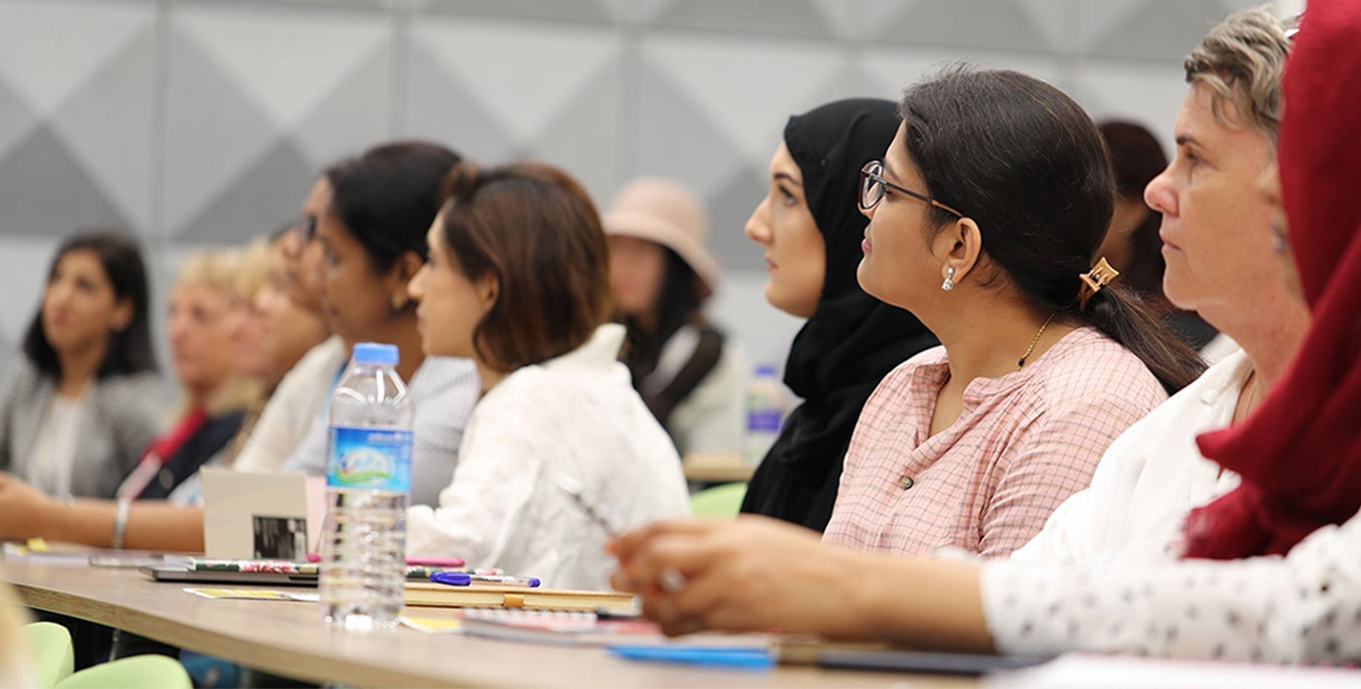 Women attending leadership workshop