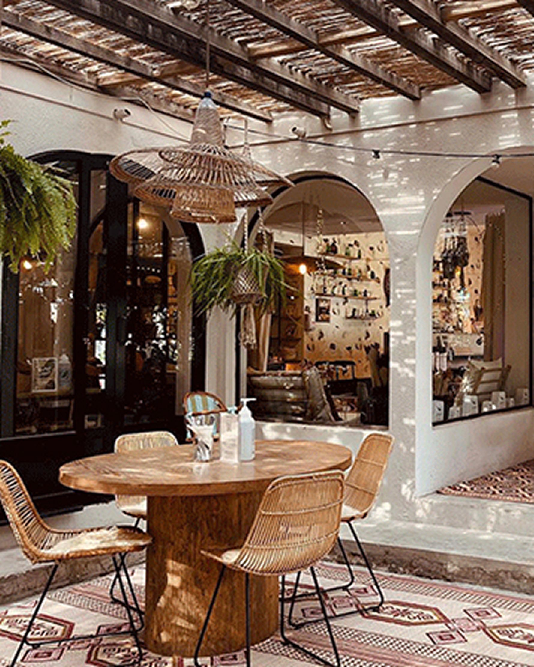Elegant restaurant interior with traditional decor